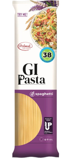 Produkt GI PASTA Makaron Makaron GI PASTA Spaghetti 6x 250g  z niskim indeksem glikemicznym 004763