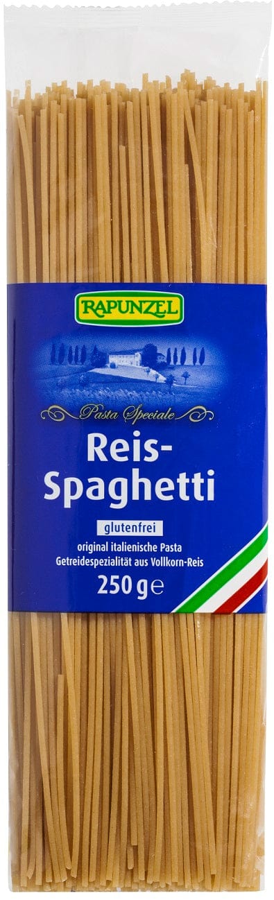 Produkt RAPUNZEL (kremy orzechowe, ketchupy, czekolady) MAKARON (RYŻOWY RAZOWY) SPAGHETTI BEZGLUTENOWY BIO 250 g - RAPUNZEL 4006040155089