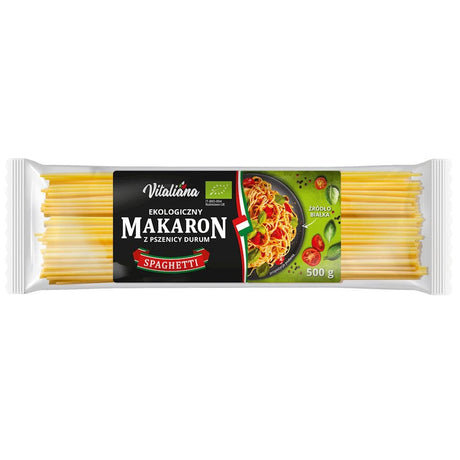 Produkt VITALIANA MAKARON (SEMOLINOWY) SPAGHETTI BIO 500 g - VITALIANA 5906750251554