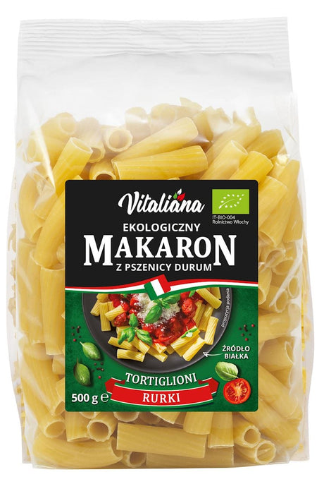 Produkt VITALIANA MAKARON (SEMOLINOWY) TORTIGLIONI BIO 500 g- VITALIANA 5906750251677
