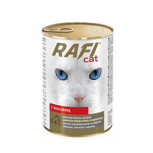 Produkt RAFI Mokra karma dla kota 24x Karma mokra dla kota RAFI MIX smaków 415 g Z00082
