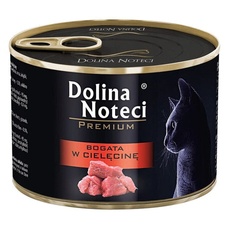 Produkt DOLINA NOTECI Mokra karma dla kota Karma mokra dla kota DOLINA NOTECI Premium Bogata w cielęcinę 185 g S01908