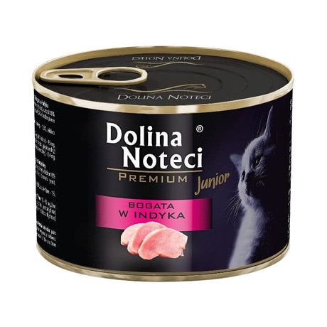 Produkt DOLINA NOTECI Mokra karma dla kota Karma mokra dla kota DOLINA NOTECI Premium Junior indyk 185 g S01911