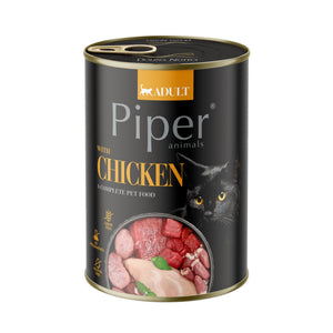Produkt PIPER Mokra karma dla kota Karma mokra dla kota PIPER MIX smaków 24x 400g Z00927