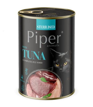 Produkt PIPER Mokra karma dla kota Karma mokra dla kota PIPER MIX smaków 24x 400g Z00927