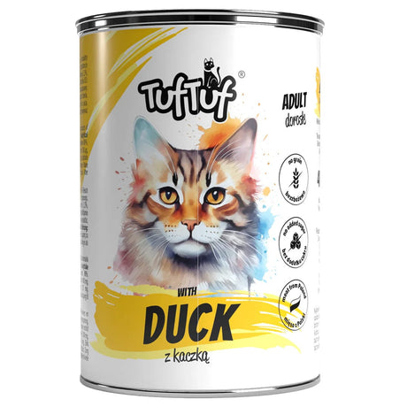 Produkt TUF TUF Mokra karma dla kota Karma mokra dla kota TUF TUF Puszka mielonka z kaczką 400g 005687