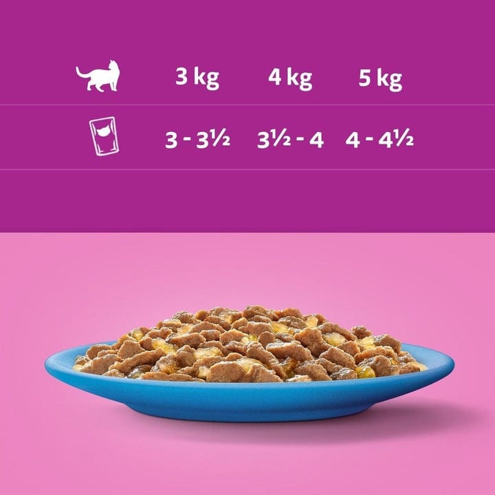 Produkt WHISKAS Mokra karma dla kota Karma mokra dla kota WHISKAS Mix smaków 120x 85g Z00926