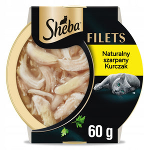 Produkt SHEBA Mokra karma dla kota Mokra karma dla kota SHEBA Fileciki z kurczakiem w sosie 60g 005604