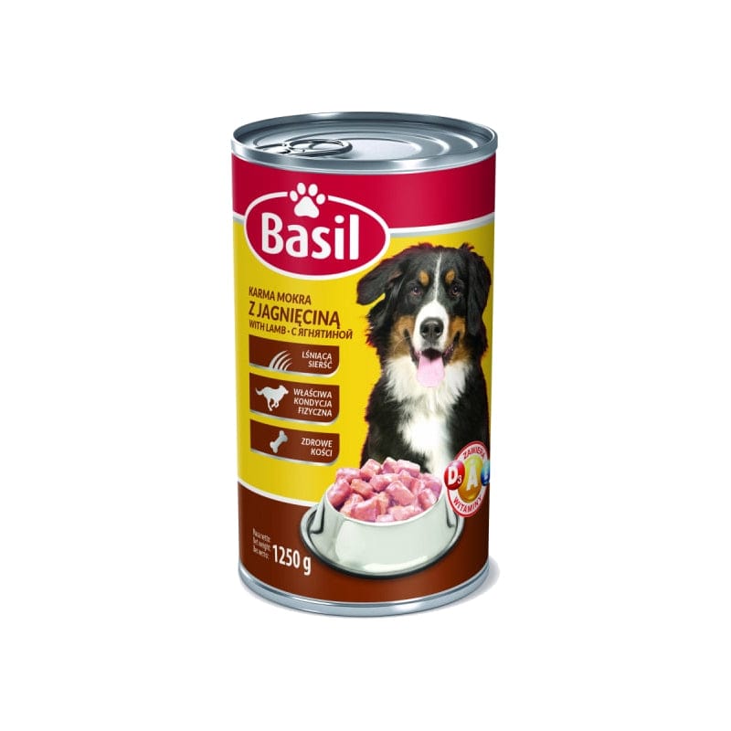 Produkt BASIL Mokra karma dla psa Karma mokra dla psa BASIL MIX smaków w puszce 16x 1250g Z00666