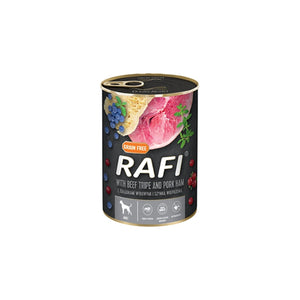 Produkt RAFI Mokra karma dla psa Karma mokra dla psa RAFI Dolina Noteci Mix smaków 24x 400g Z00651