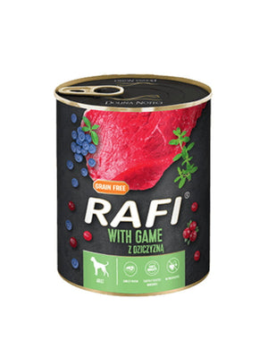 Produkt RAFI Mokra karma dla psa Karma mokra dla psa RAFI Mix z borówką i żurawiną 12x 800g Z00979