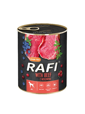 Produkt RAFI Mokra karma dla psa Karma mokra dla psa RAFI Mix z borówką i żurawiną 24x 800g Z00980
