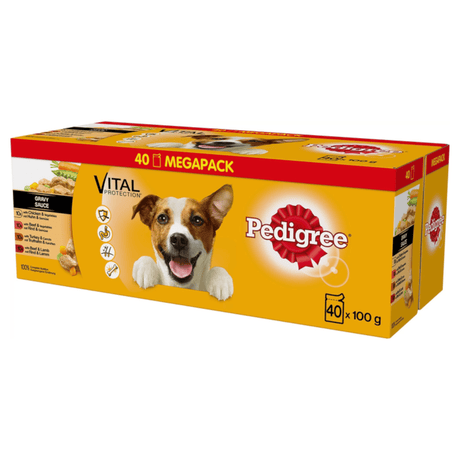 Produkt PEDIGREE Mokra Karma dla psa PEDIGREE MIX Indyk/Jagnięcina/Wołowina/Kurczak saszetki 40x100g 003952