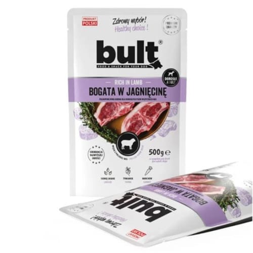 Produkt BULT Mokra karma dla psa Saszetka dla psa BULT bogata w jagnięcienę 500g 005670