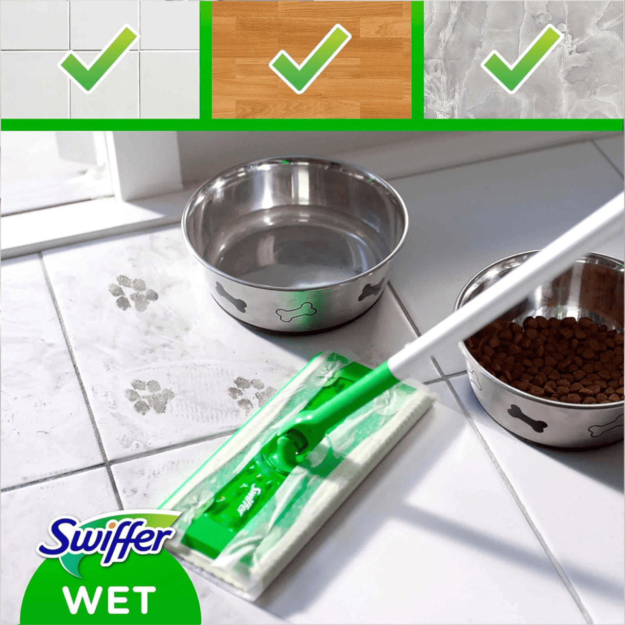 Produkt SWIFFER Mopy i wkłady Mokre chusteczki SWIFFER Zapas ściereczek do mopa 20szt 003405