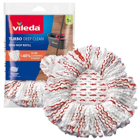 Produkt VILEDA Mopy i wkłady Wkład do mopa obrotowego VILEDA Turbo Deep Clean Mikrofibra 037754