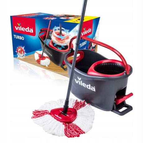 Produkt VILEDA Mopy i wkłady Zestaw mop obrotowy VILEDA Easy Wring&Clean TURBO Paleta 42 sztuki K_014487_42