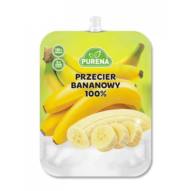 Produkt PURENA Mus owocowy Przecier bananowy 100% PURENA Mus owocowy 350g 002878