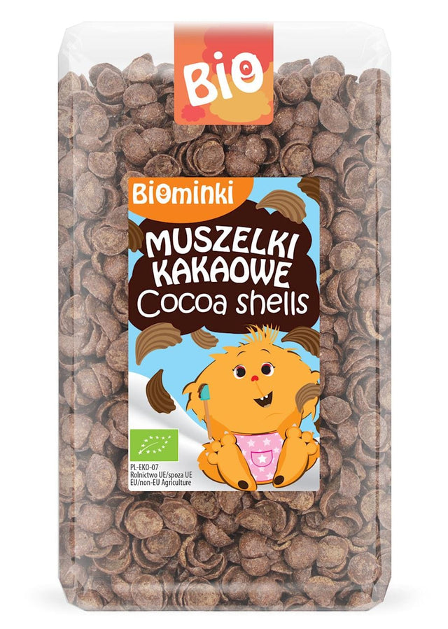 Produkt BIOMINKI (przekąski dla dzieci, kaszki) MUSZELKI KAKAOWE BIO 300 g - BIOMINKI 5907738152665