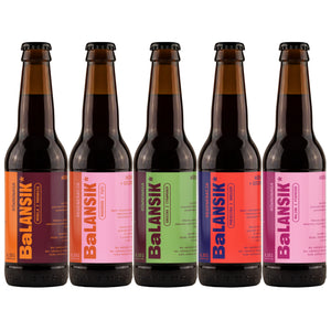 Produkt BALANSIK - YRGH sp. z o.o. Napój adaptogenny BALANSIK Mix smaków Butelka szklana - 12x 0,33l Z01030