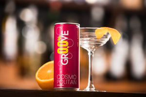 Produkt GROOVE Napój bezalkoholowy GROOVE Orange Spritz Strawberry Cosmopolitan MIX Mocktail koktajl drink 12x 250ml Z01034