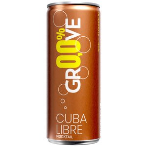 Produkt GROOVE Napój bezalkoholowy GROOVE Whisky Cola Cuba Libre MIX Mocktail koktajl drink 12x 250ml Z01032