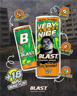 Produkt ENERGY BLAST Napój energetyczny ENERGY BLAST Very Nice Kaktus 250ml 038449