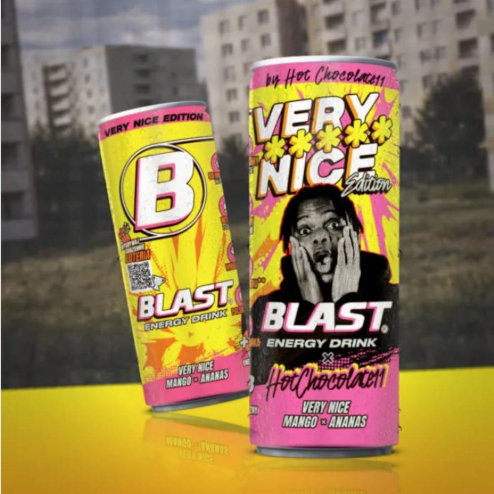 Produkt ENERGY BLAST Napój energetyczny ENERGY BLAST Very Nice Mango Ananas 250ml 038450
