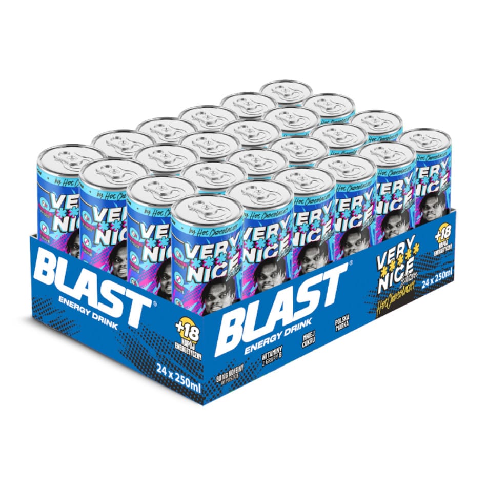 Produkt ENERGY BLAST Napoje energetyczne 24x Napój energetyczny BLAST Energy Drink Very Nice Klasyk 250ml K_026749_24