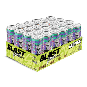 Produkt ENERGY BLAST Napoje energetyczne 24x Napój gazowany z kofeiną BLAST Boost Tripple Berry 250ml K_005271_24