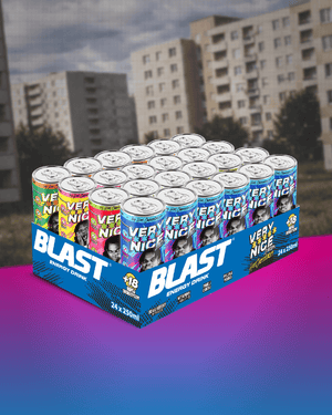 Produkt ENERGY BLAST Napoje energetyczne Napój energetyczny ENERGY BLAST Very Nice Mix 24x 250ml Z01015