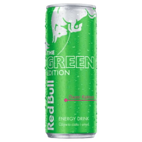 Produkt RED BULL Napoje energetyczne Napój energetyczny RED BULL Green Edition Kaktus Puszka 250ml 038672