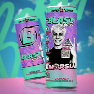 Produkt ENERGY BLAST Napoje energetyczne Napój o obniżonej zawartości kofeiny BLAST Boost Mix by Mopsu 24x 250ml Z01014