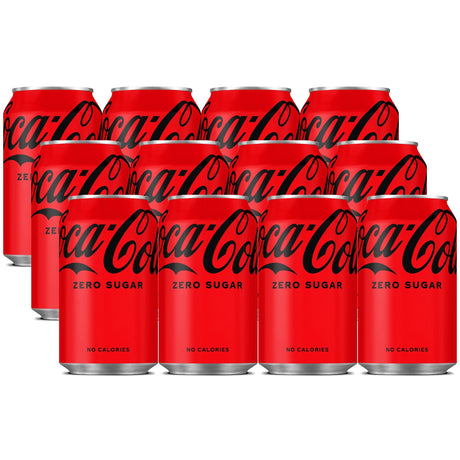 Produkt COCA COLA Napoje gazowane 12x Napój gazowany COCA-COLA Zero szeroka puszka 330ml K_017492_12