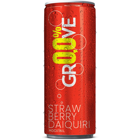 Produkt GROOVE Napoje gazowane 24x Napój bezalkoholowy GROOVE Strawberry Daiquiri Mocktail koktajl drink 250ml K_003499_24