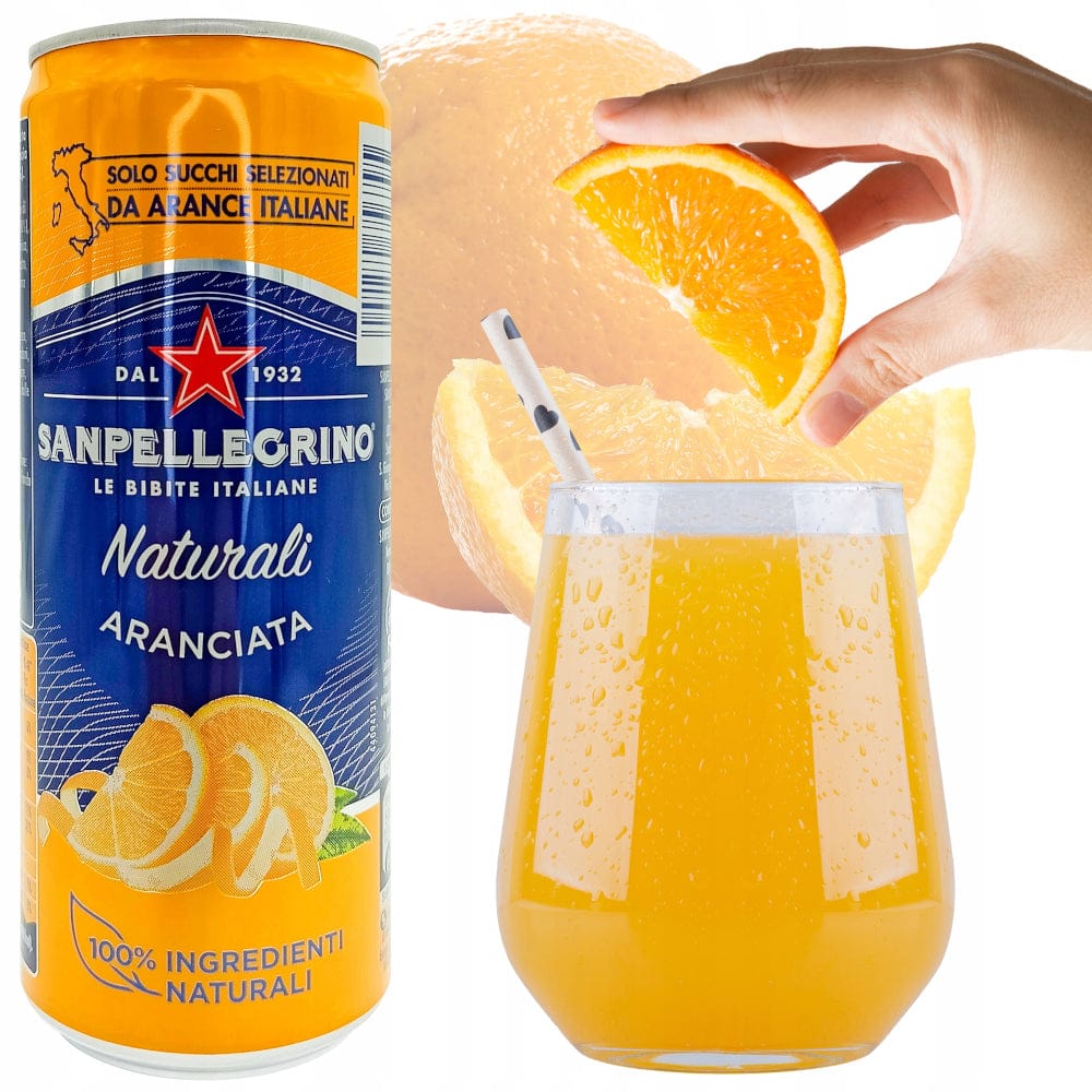 Produkt SAN PELLEGRINO Napoje gazowane Napój gazowany SAN PELLEGRINO Aranciata 330 ml Paleta 2112 K_031421_2112