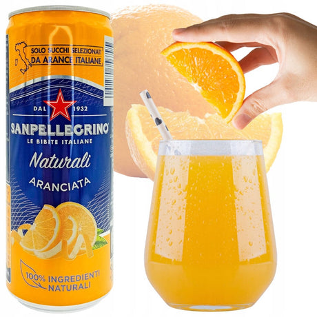 Produkt SAN PELLEGRINO Napoje gazowane Napój gazowany SAN PELLEGRINO Aranciata 330 ml Paleta 2112 K_031421_2112