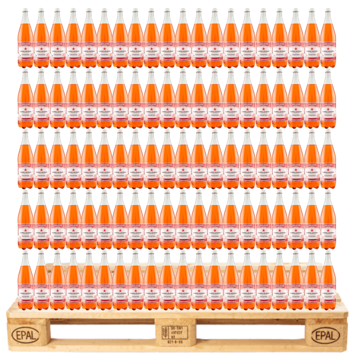 Produkt SAN PELLEGRINO Napoje gazowane Napój gazowany SAN PELLEGRINO Cocktail 1,2l Paleta 504 butelki K_001759_504