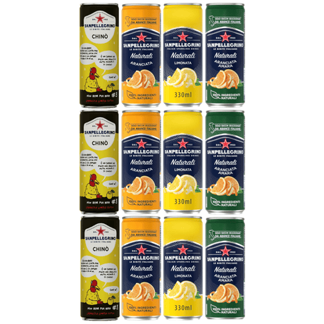 Produkt SAN PELLEGRINO Napoje gazowane Napój gazowany SAN PELLEGRINO Limonata Aranciata Chino 12x 330 ml Z00674