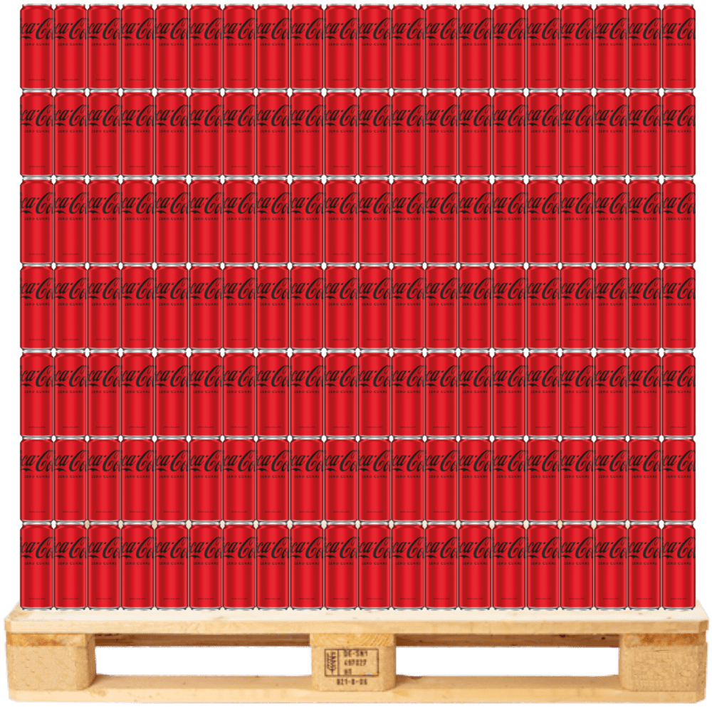 Produkt COCA COLA Napoje gazowane Paleta Napój gazowany COCA-COLA Zero puszka wąska 2640x 330ml K_017474 _2640