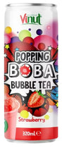 Produkt Vinut Napoje niegazowane Napój VINUT Popping Bubble Tea Strawberry puszka 320ml 052533