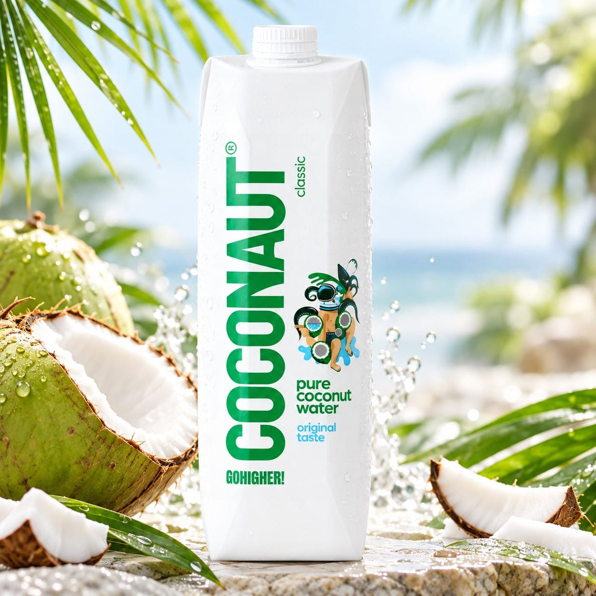 Produkt COCONAUT Napoje niegazowane Woda kokosowa COCONAUT z młodego kokosa TETRA PAK 1000ml 006400