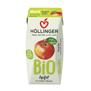 Produkt HOLLINGER (soki, nektary, napoje, syropy) NEKTAR JABŁKOWY BEZ DODATKU CUKRÓW BIO 200 ml - HOLLINGER 9120008990699