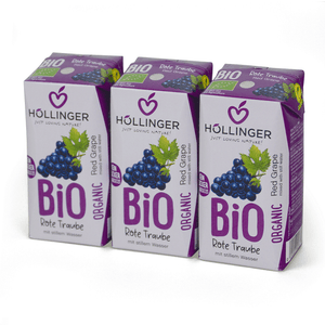 Produkt HOLLINGER (soki, nektary, napoje, syropy) NEKTAR Z CZERWONYCH WINOGRON BEZ DODATKU CUKRÓW BIO 200 ml - HOLLINGER 9120008990361