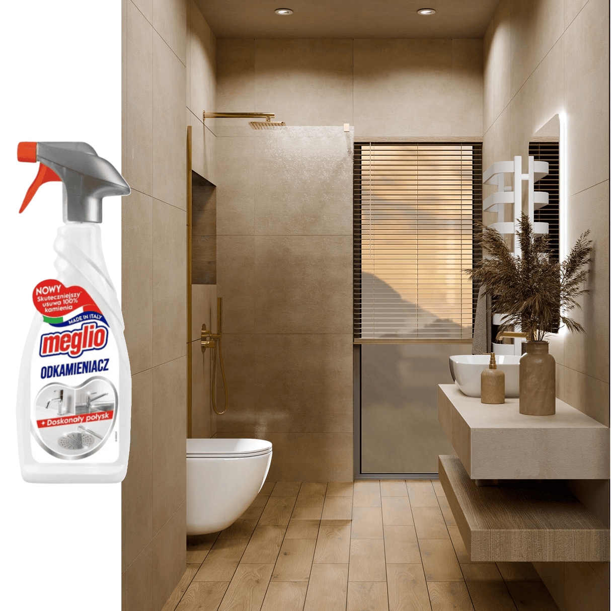 Produkt MEGLIO Odkamieniacze Odkamieniacz w sprayu MEGLIO 650ml 004829