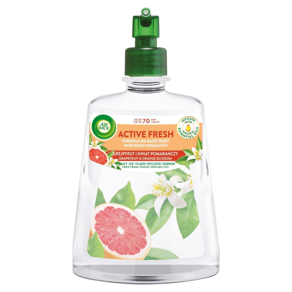 Produkt AIR WICK Odświeżacze powietrza Wkład do odświeżacza AIR WICK automatyczny Grejpfrut i Kwiat Pomarańczy 228ml 052505