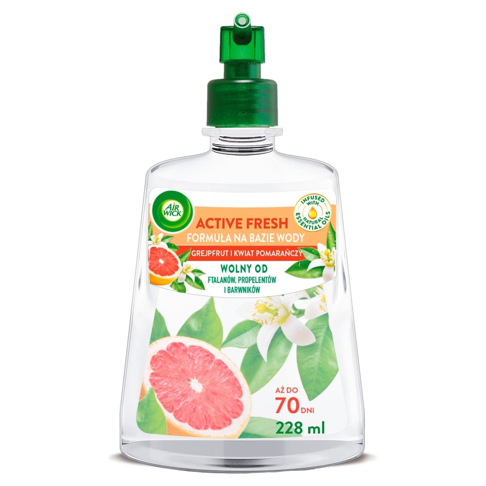 Produkt AIR WICK Odświeżacze powietrza Wkład do odświeżacza AIR WICK automatyczny Grejpfrut i Kwiat Pomarańczy 228ml 052505
