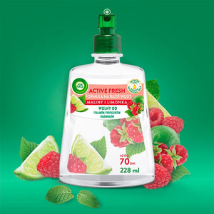 Produkt AIR WICK Odświeżacze powietrza Wkład do odświeżacza AIR WICK automatyczny Malina i limonka 228ml 052506