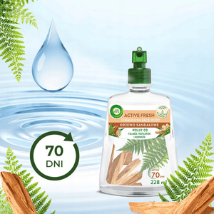 Produkt AIR WICK Odświeżacze powietrza Wkład do odświeżacza AIR WICK Drzewo Sandałowe 228 ml 004217