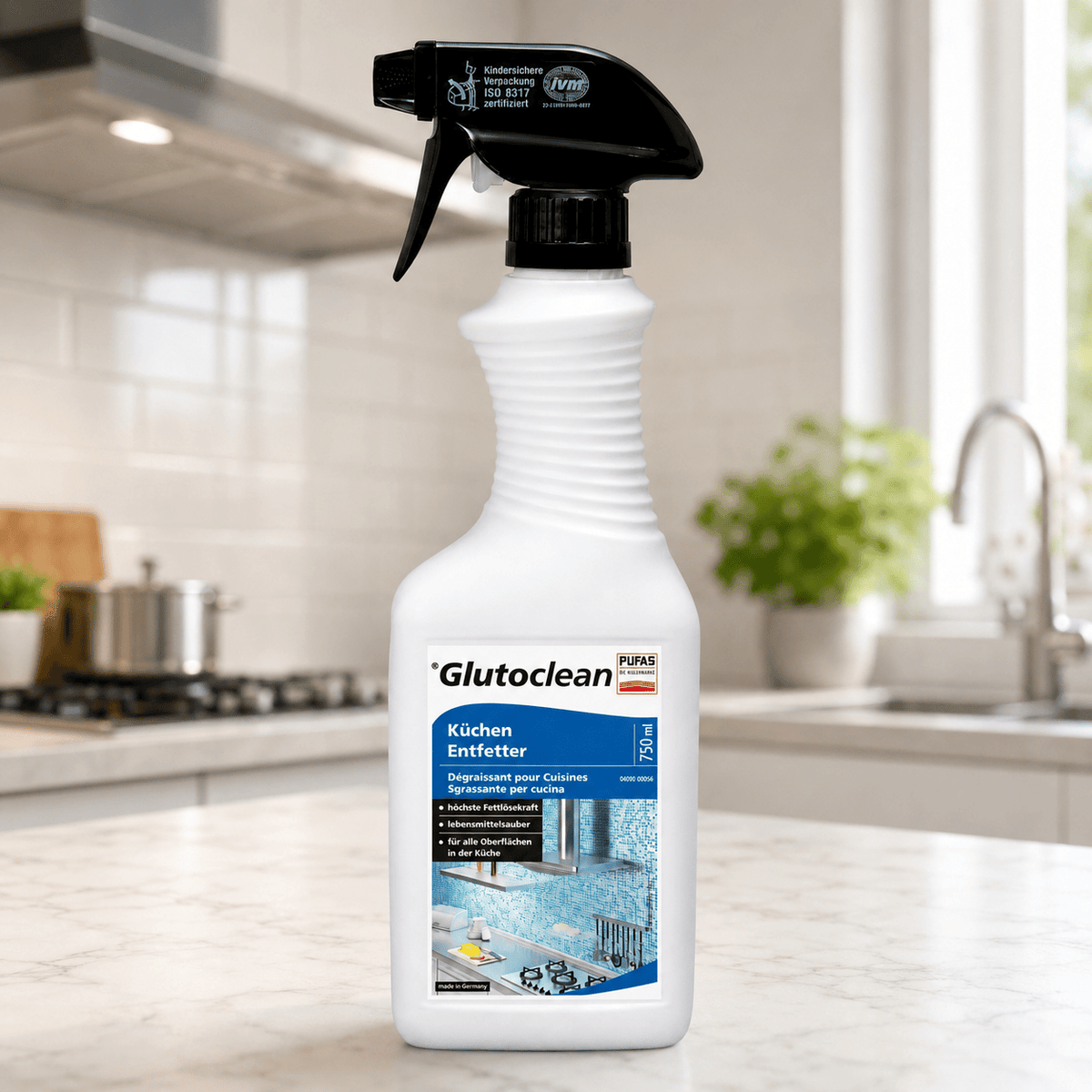 Produkt PUFAS Odtłuszczacz do kuchni PUFAS Glutoclean Kitchen Grease Remover 750ml 006149